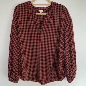 Universal Thread Balloon Sleeve Blouse, Size XXL